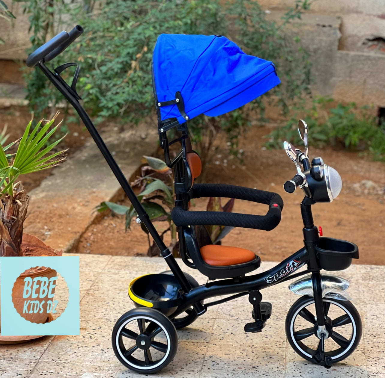 Vélo bébé Tricycle poussette musical