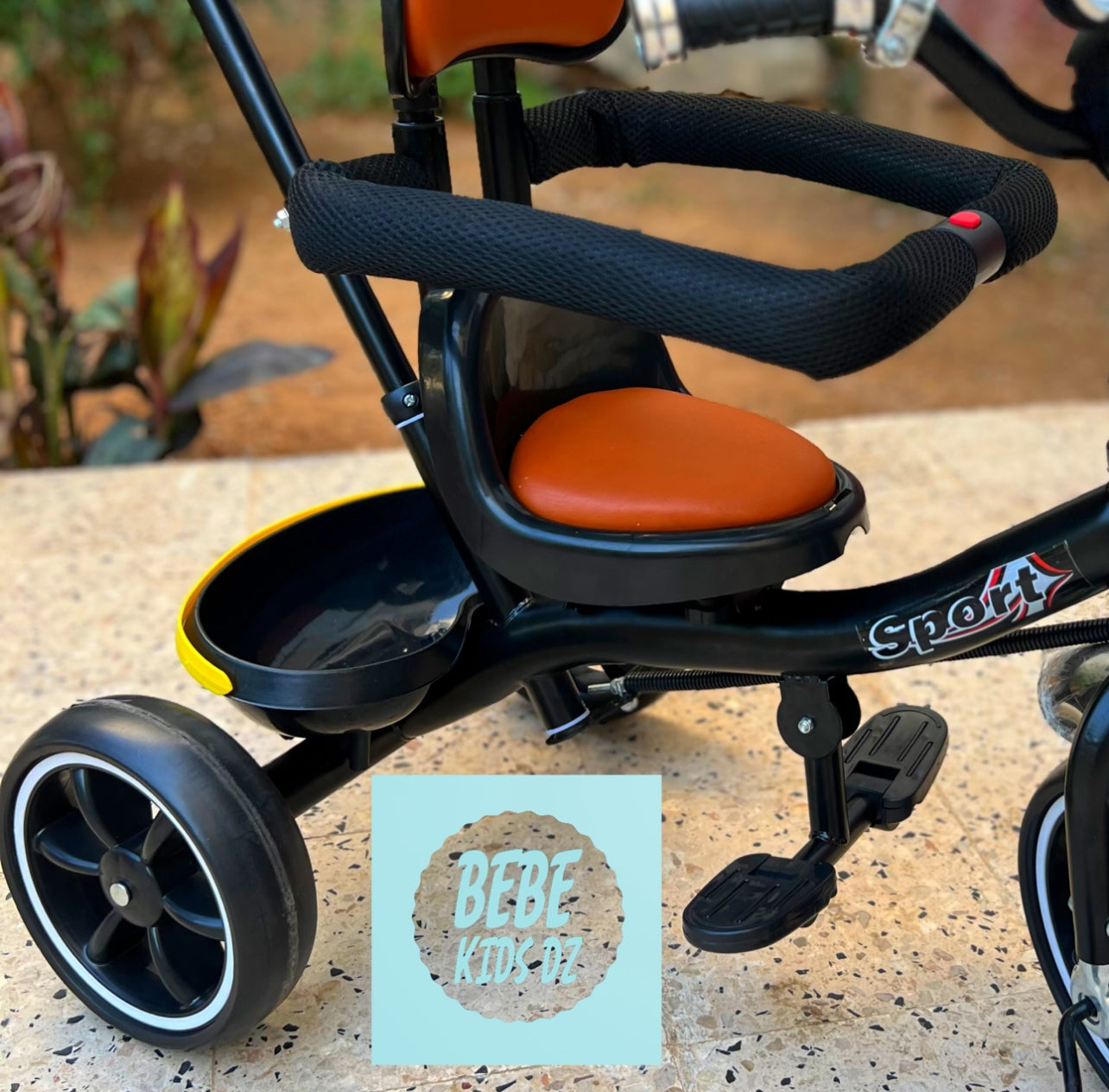 Vélo bébé Tricycle poussette musical