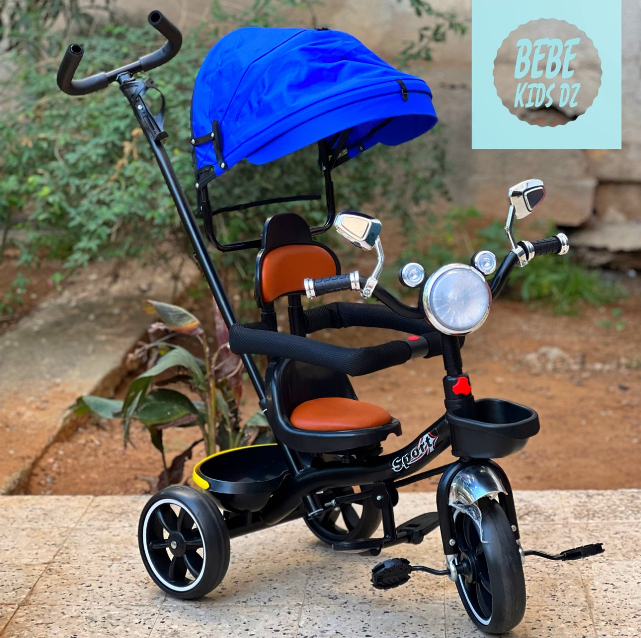 Vélo bébé Tricycle poussette musical