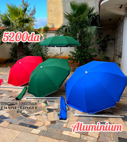 Parasol de plage en aluminium tres solide 781-3