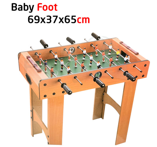 لعبة البابيفوت الخشبية الكلاسيكية لخلق جو مليء بالحماس والمتعة مع الأصدقاء Wooden Foosball Floor Standing Babyfoot Game 628B