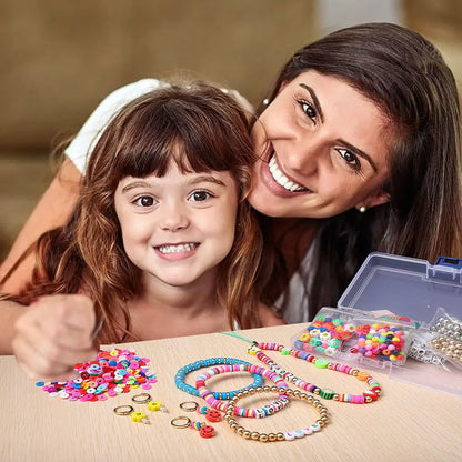 Ensemble de pendentifs en argile pour la fabrication de bijoux enfant مجموعة من قلادات الطين لصنع مجوهرات الأطفال